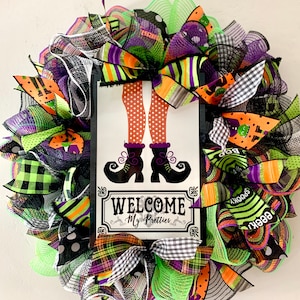 DIY Wreath Kit Halloween Welcome My Pretties Wreath Kit
