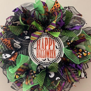 DIY Wreath Kit Halloween Happy Halloween Wreath Kit