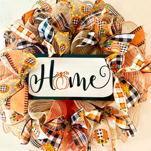 Autumn Wreath Kit Etsy