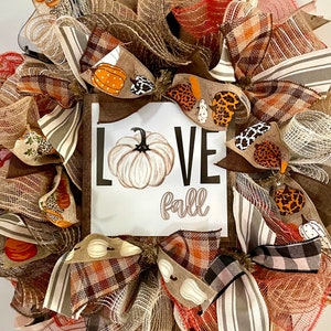 DIY Wreath Kit Love Fall Wreath Kit