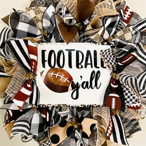 DIY Wreath Kit Fall Football Y’all Wreath Kit