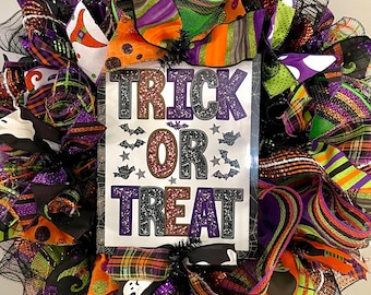DIY Wreath Kit Trick or Treat Halloween Wreath Kit
