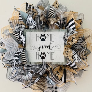 DIY Wreath Kit Home Sweet Home Dog Wreath Kit