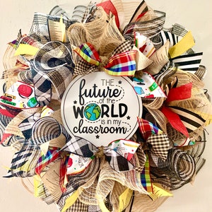 DIY Wreath Kit Back to School Wreath Kit