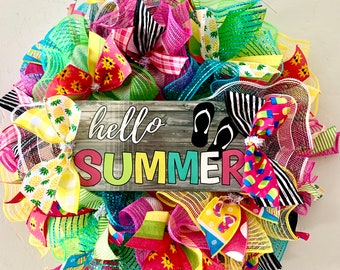 Kit de guirlande DIY Kit de guirlande Hello Summer