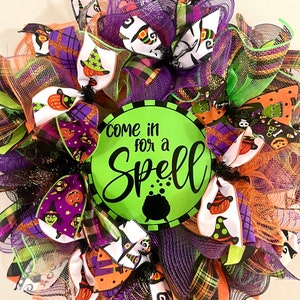 DIY Wreath Kit Halloween Come In For A Spell Wreath Kit