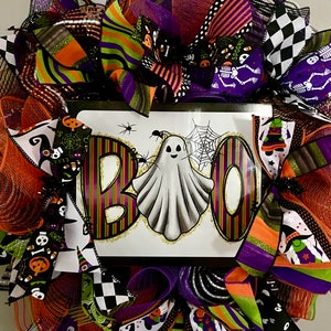 DIY Wreath Kit BOO Halloween Wreath Kit
