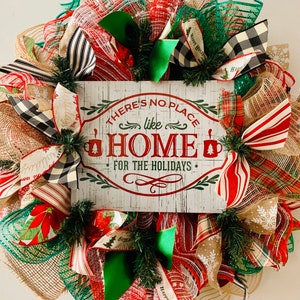 DIY Wreath Kit Home For The Holidays Christmas Wreath Kit
