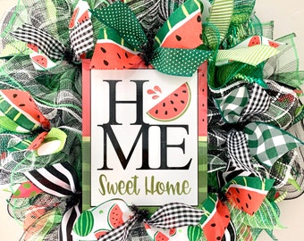 DIY Wreath Kit Home Sweet Home Watermelon Wreath Kit