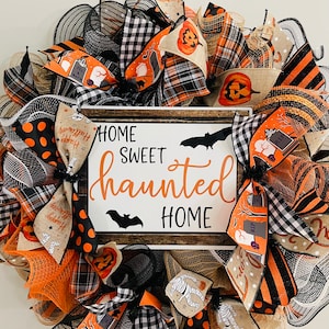 DIY Wreath Kit Halloween Home Sweet Haunted Home Wreath Kit
