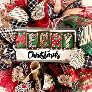 DIY Wreath Kit Merry Christmas Wreath Kit