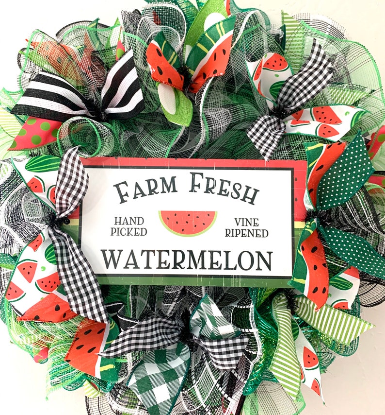 DIY Wreath Kit Fresh Watermelon Wreath Kit Etsy
