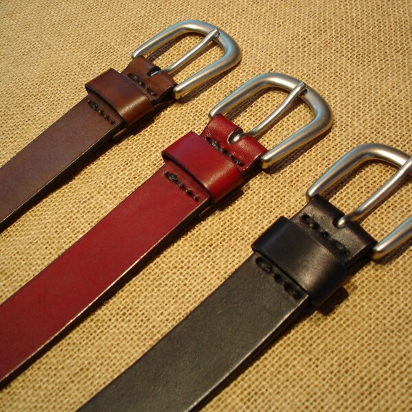 LEATHER HANDMADE BELT / Leather Belt / Belt Handmade / Belt Accessories / Belt Men / Belt Women / Belt Unisex / Quality belt / Belt 3 Cm.