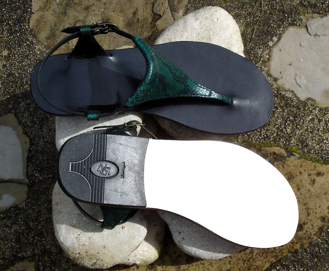 artisan leather sandals