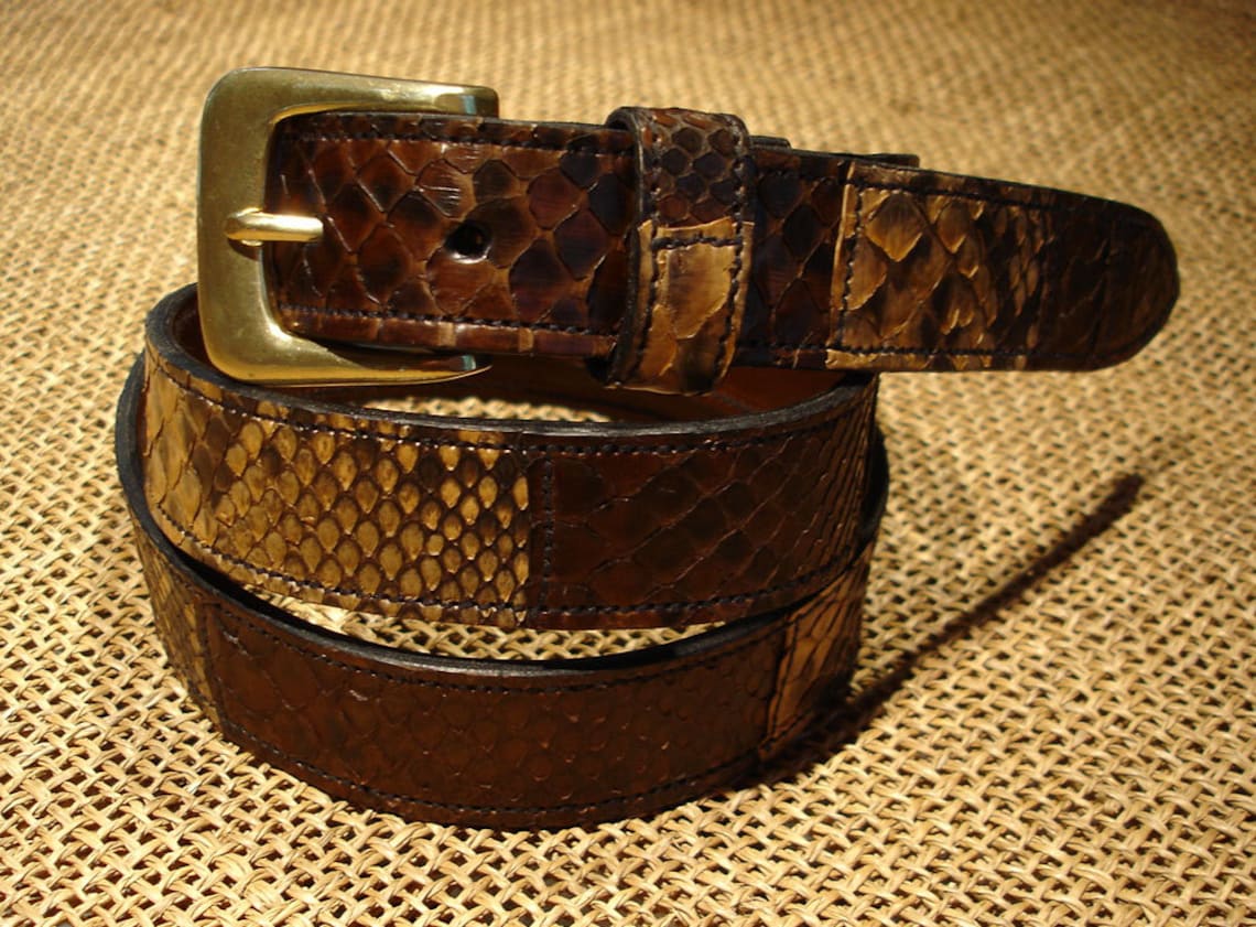 LEATHER HANDMADE BELT / Leather Belt / Belt Handmade / Belt Etsy