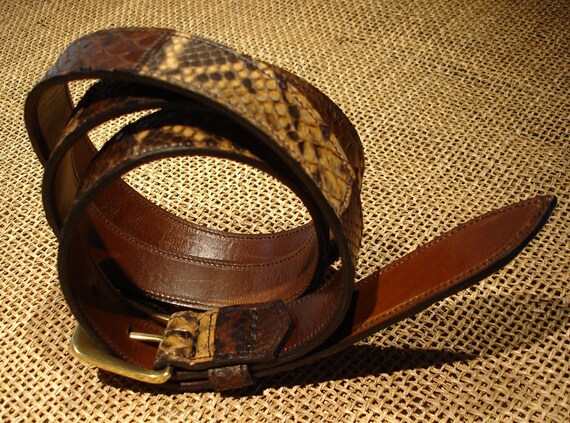 ceinture pentalon cuir naturel marron homme femme artisanat fait main