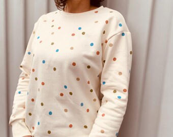 Generisch Fleece hoodie dames vrouwen polka dot print lange mouwen Generisch Fleece hoodie dames vrouwen polka dot print lange mouwen