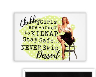 Retro Housewives Magnet - Funny Fridge Magnet - Gifts Under 10 - Small Gifts - White Elephant Gift - Gifts For Her - - Refrigerator Magnets