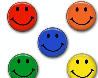 Smiley Face Magnets - Smiley Face Refrigerator Magnet - Smiley Face Fridge Magnets - Reward Chart Magnets - Chore Chart Magnets - Faces