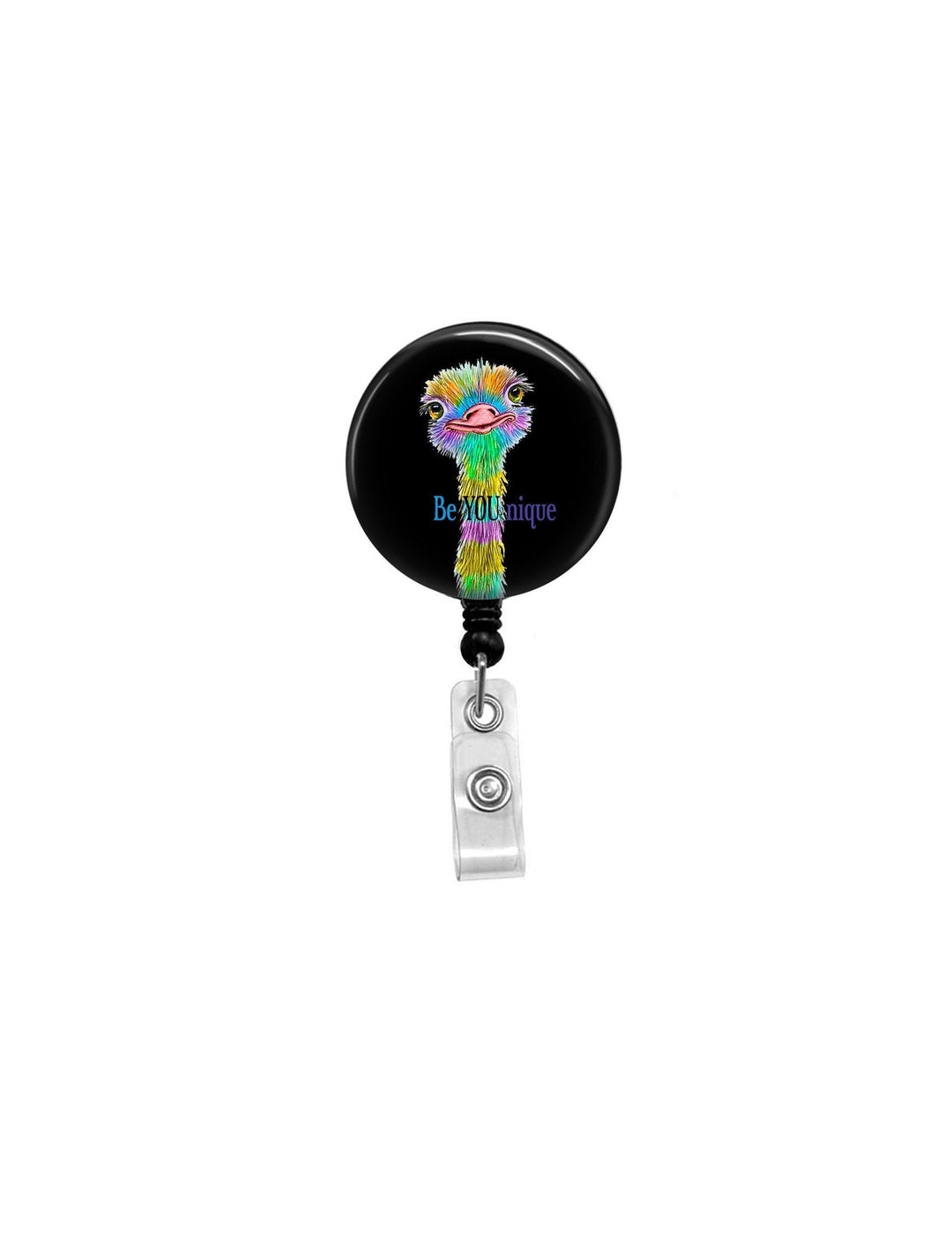 Retractable Badge Reel Funny ID Badge Badge Reels Be Etsy
