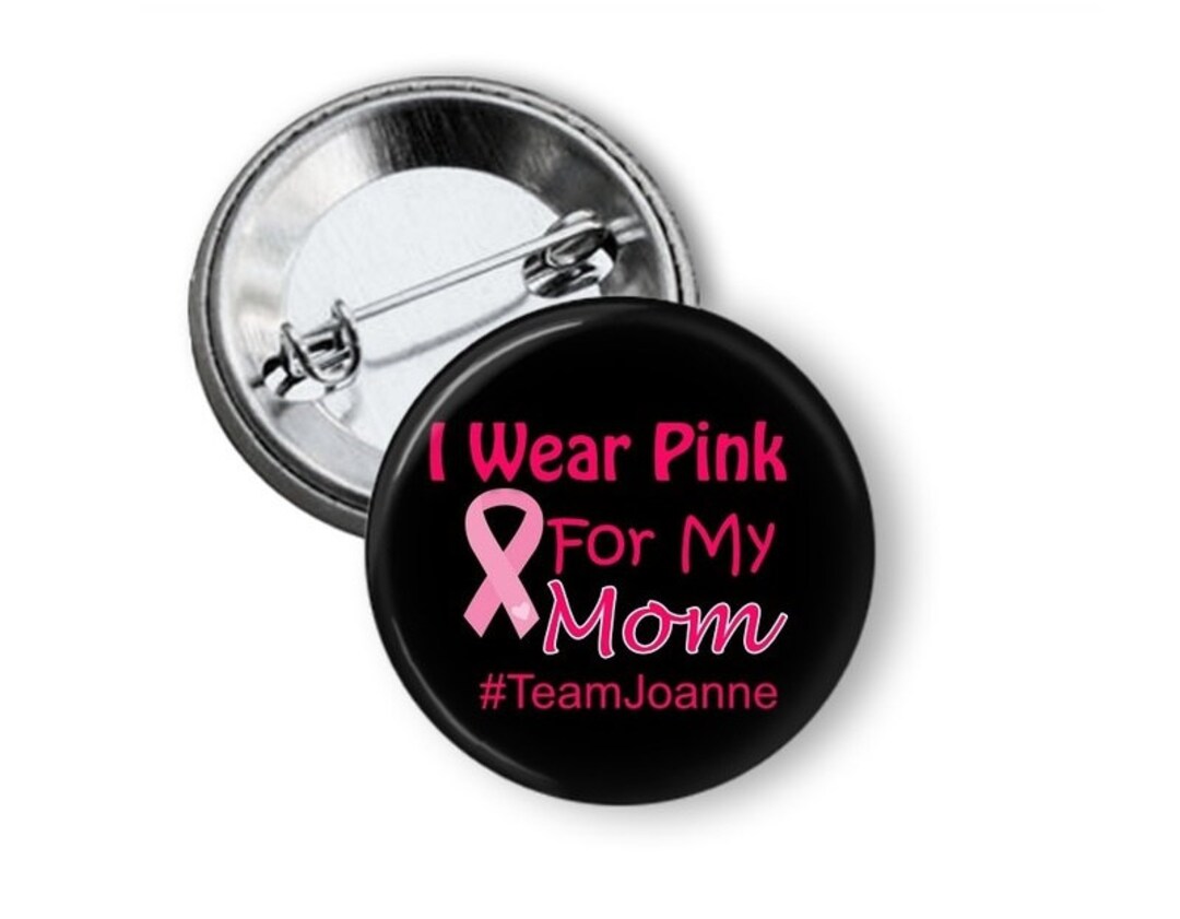 Personalized Breast Cancer Breast Cancer Pin Cancer Awareness Breast ...