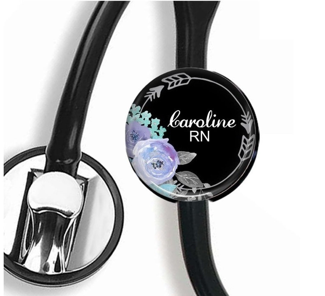 Stethoscope ID Tag Stethoscope Name Badge Stethoscope Name Etsy