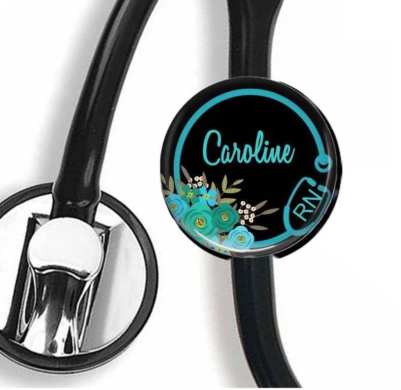 Stethoscope ID Tag Stethoscope Name Badge Stethoscope Name Tag