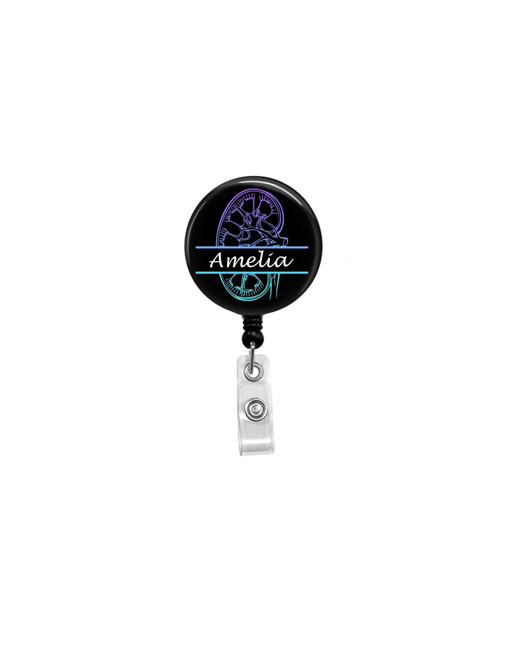 kidney badge reel urology Badge reel Nurse Gift nurse badge reel Nurses id tag Name Badge badge reel Doctor id Tag
