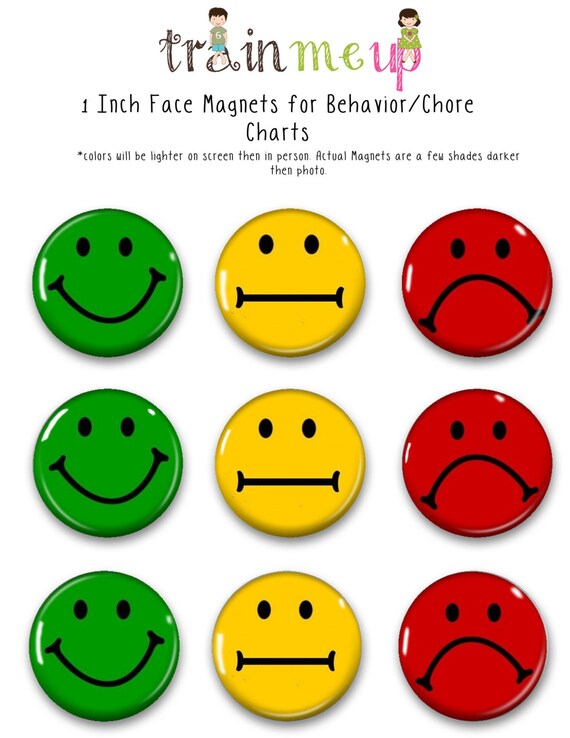 Daily Smiley Face Behavior Chart Joanamtfjoana
