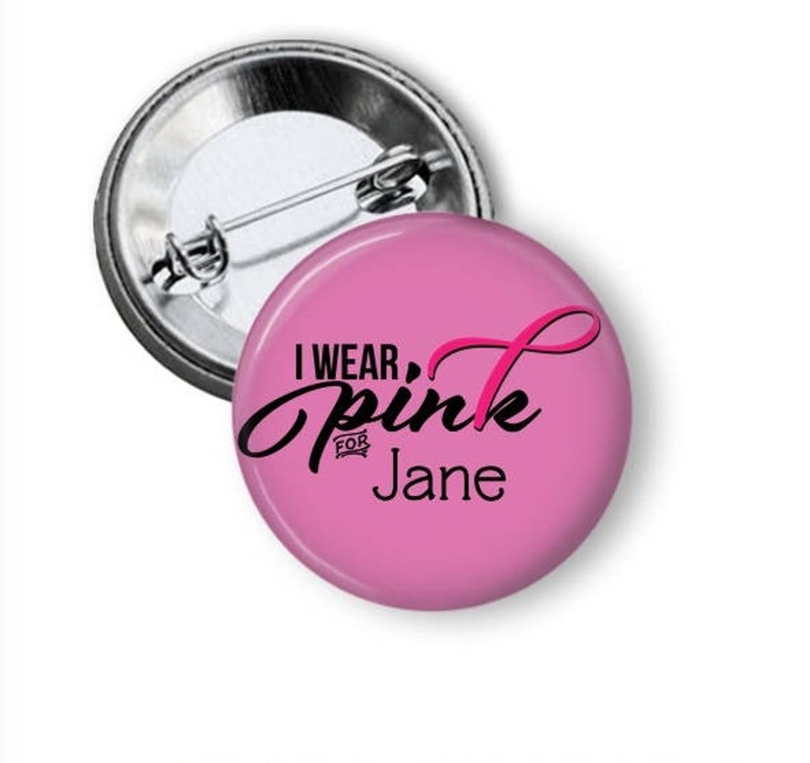 Personalized Breast Cancer Breast Cancer Pin Cancer - Etsy