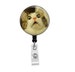 Retractable Badge Reel - Cat ID Badge - Badge Reels - Funny Cat Badge Reel - Funny Badge Reel  - D1 