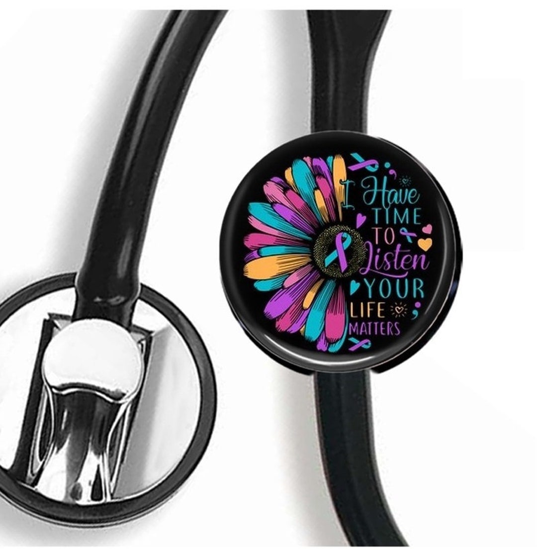 Stethoscope ID Tag Stethoscope Name Badge Stethoscope Name Tag