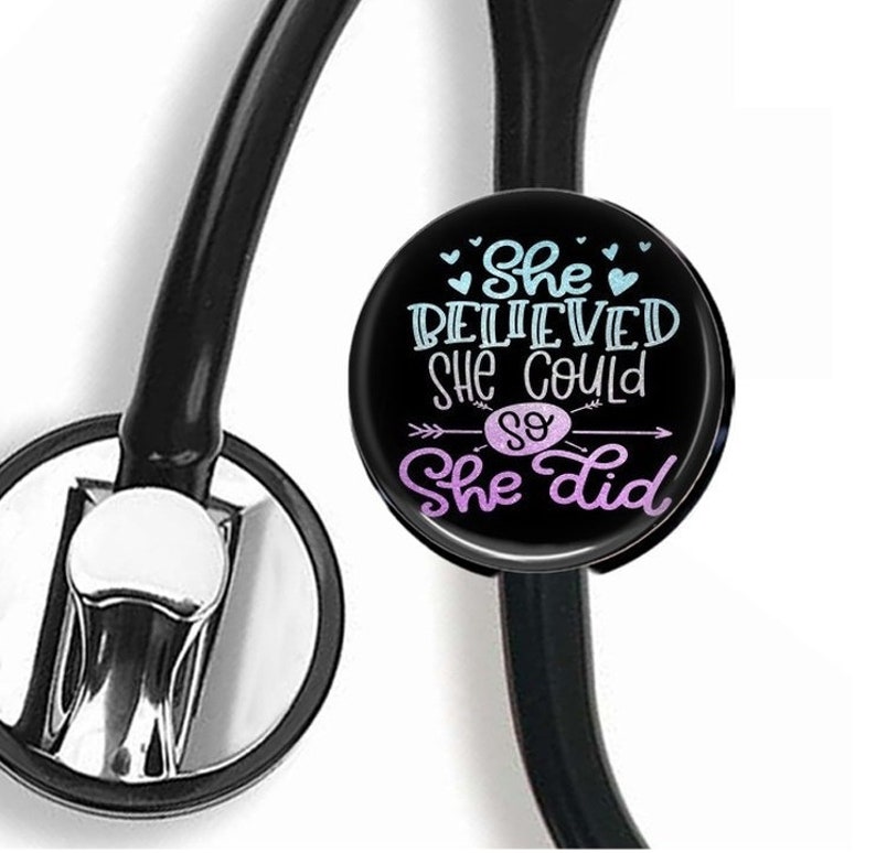 Stethoscope ID Tag Nurse Graduation Gift Medical Gift Etsy