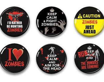 Refrigerator Magnet - Refrigerator Magnets - Zombies Magnet Set - Zombies Gift - Zombies Fridge Magnet - Fridge Magnet - Fridge Magnets