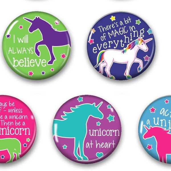 Unicorn Magnets - Unicorn Decor - Unicorn Decor Magnet - Fridge Magnet - Fridge Magnets - Unicorn Gift - Unicorn Magnet -