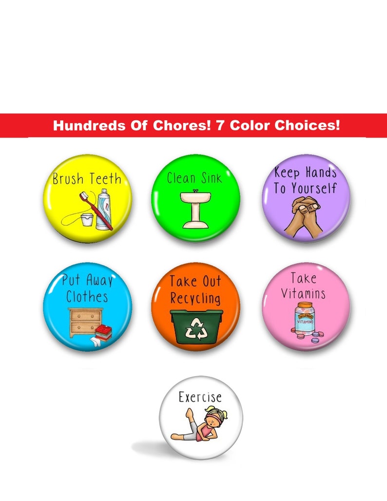 Etsy Magnetic Chore Chart