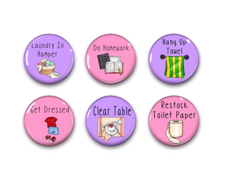 Etsy Chore Chart Magnets