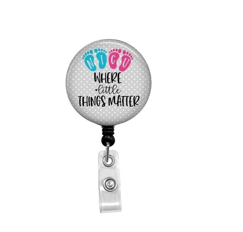 Nicu Nurse Badge Reel Id Badge Holder Labor and Delivery Etsy