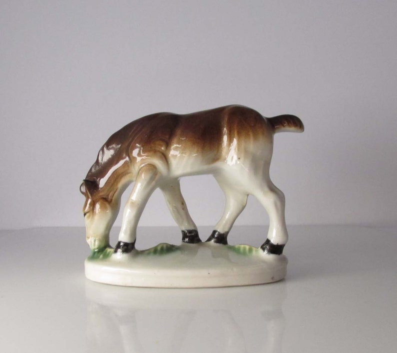 Horse Foal Japan Figurine Porcelain Country Decor Vintage Etsy