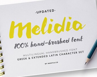 high quality fonts, font purchase, lettering font, brush font, Latin, Greek, Cyrillic, Multilingual Font, greek font, melidia font
