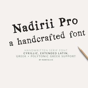Schriftart, handgefertigt, digital, griechische Schrift, Hochzeitseinladungen, Logotypen, Grafik-Design, Nadirii Schriftart, Serif-Schriftart