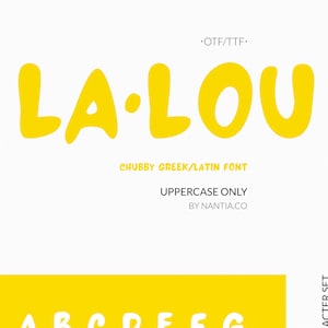 Fonte Chubby Grega LALOU