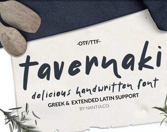 Tavernaki Handwritten Greek Font