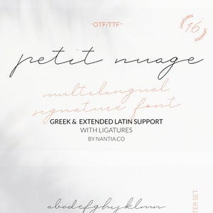 signature font, romantic typeface, wedding typeface, multilingual, greek font, ελληνική γραμματοσειρά, instagram font, romantic font,