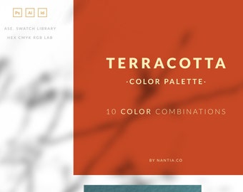 Terracotta Color Palette collection