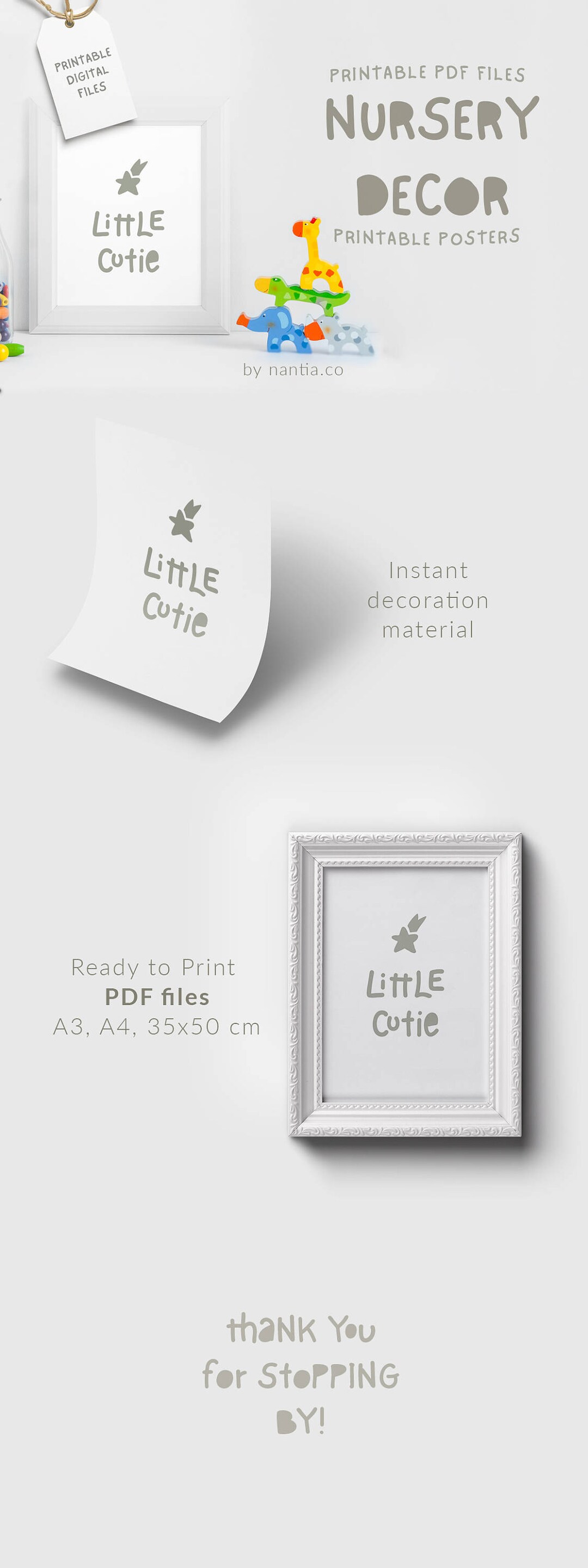 Nursery Printable, Nursery Wall Art, Nursery Art, Nursery Print ...
