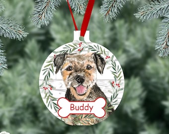 border terrier ornament
