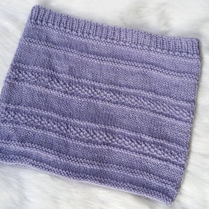 cuelleras tejidas a dos agujas