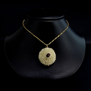 Sardinian button pendant, unique jewels, Italian craftsmanship