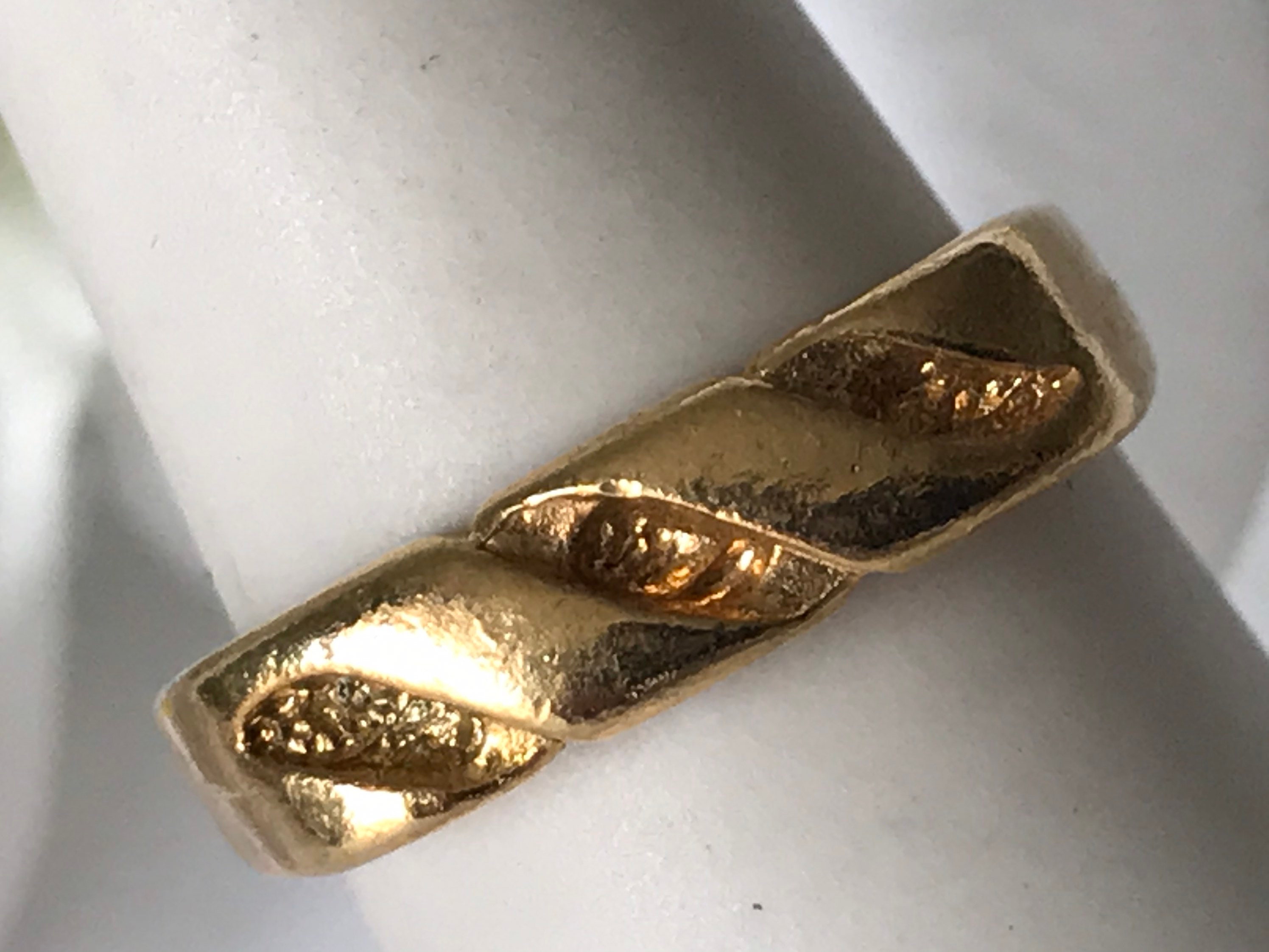 Vintage COP 88 Goldtone Band Ring Size 6.5 US | Etsy